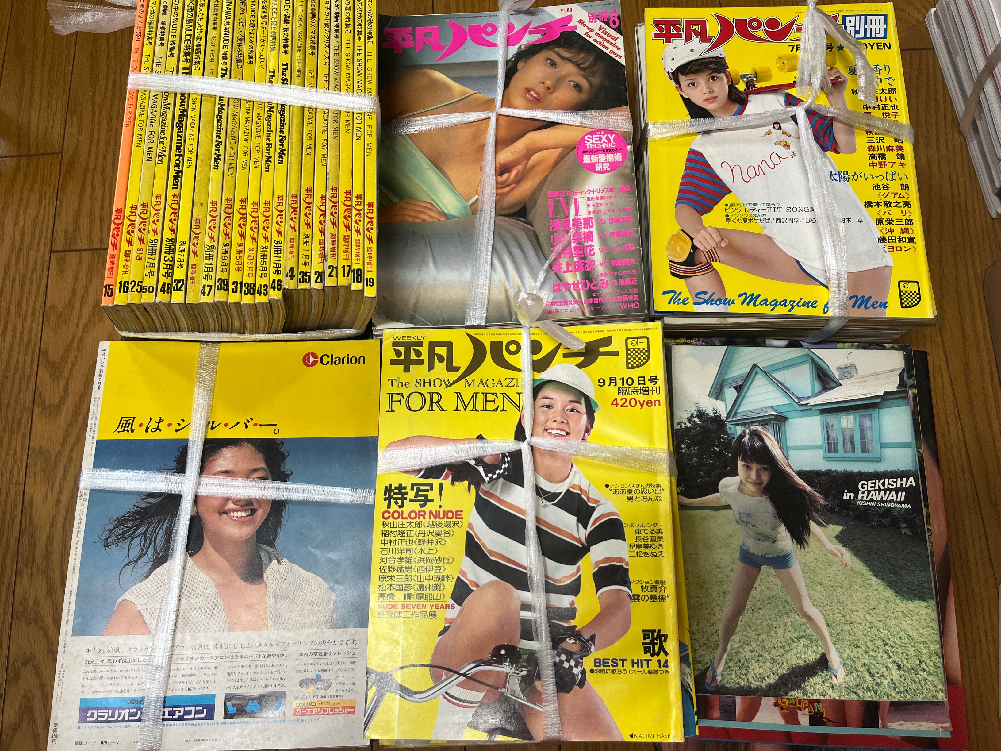 古い芸能雑誌を宅配買取　平凡パンチ 別冊  臨時増刊号　アイドル写真集など